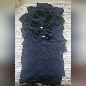 Navy Blue Polo Shirts And Skirts